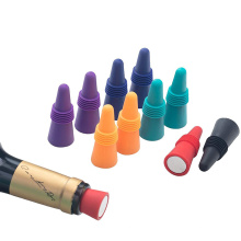 Silicone Bottle Stopper Beverage Assorted Colors Resuable Non-Leak Seal Airtight Used Wine Stoppers